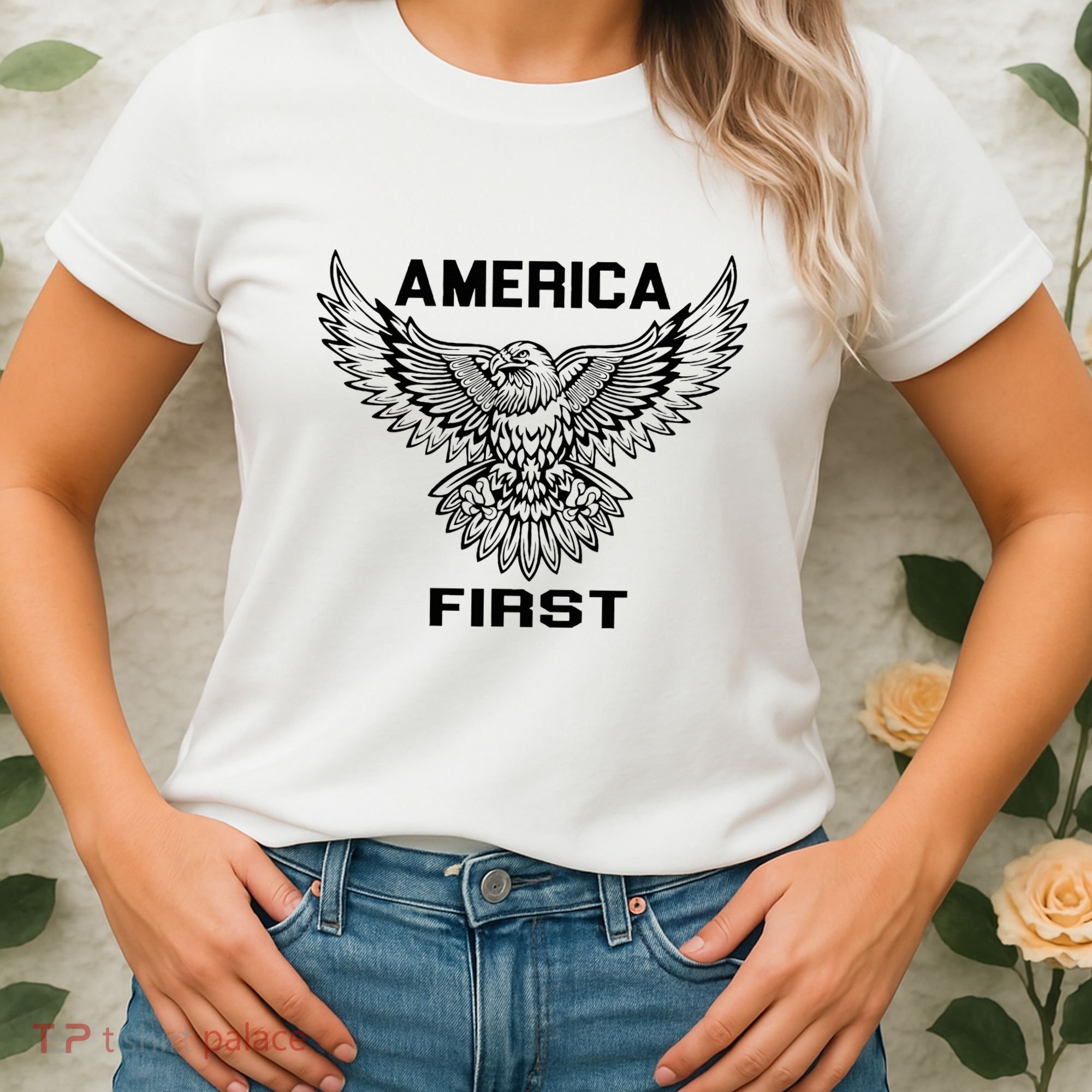 America First Eagle America First Women's T-Shirt