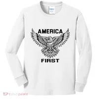 America First Eagle America First Kids Long Sleeve Shirt thumb 0