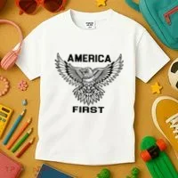 America First Eagle America First Kids T-Shirt thumb 3