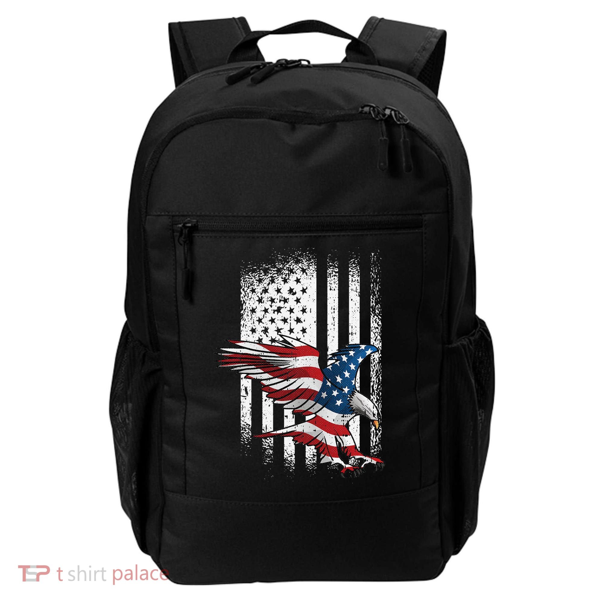 American Flag Eagle 4th Of July Independence Day Patriotic Backpack