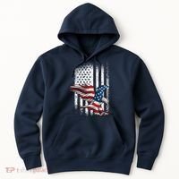 American Flag Eagle 4th Of July Independence Day Patriotic Hoodie thumb 0