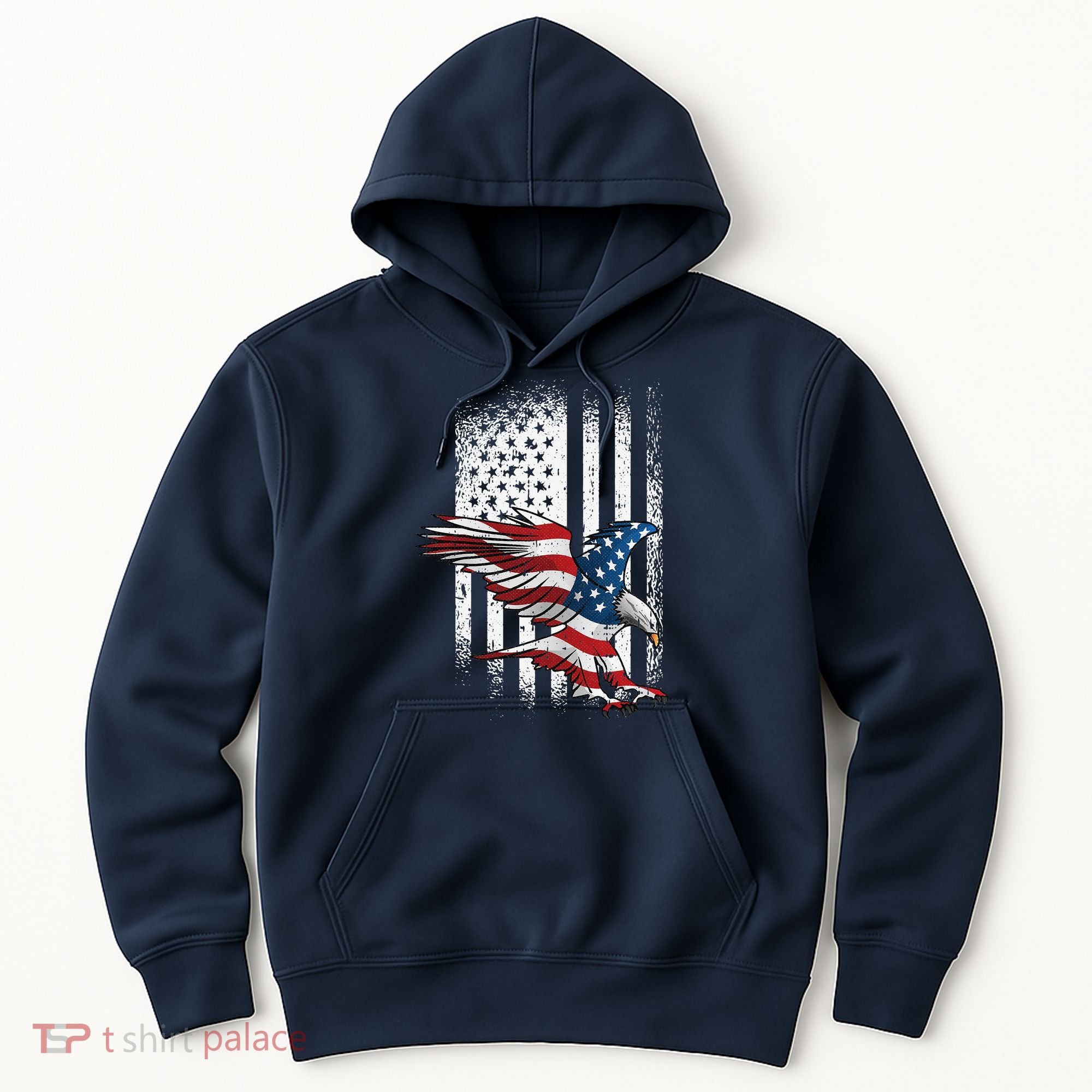 American Flag Eagle 4th Of July Independence Day Patriotic Hoodie