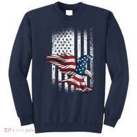 American Flag Eagle 4th Of July Independence Day Patriotic Sweatshirt thumb 0