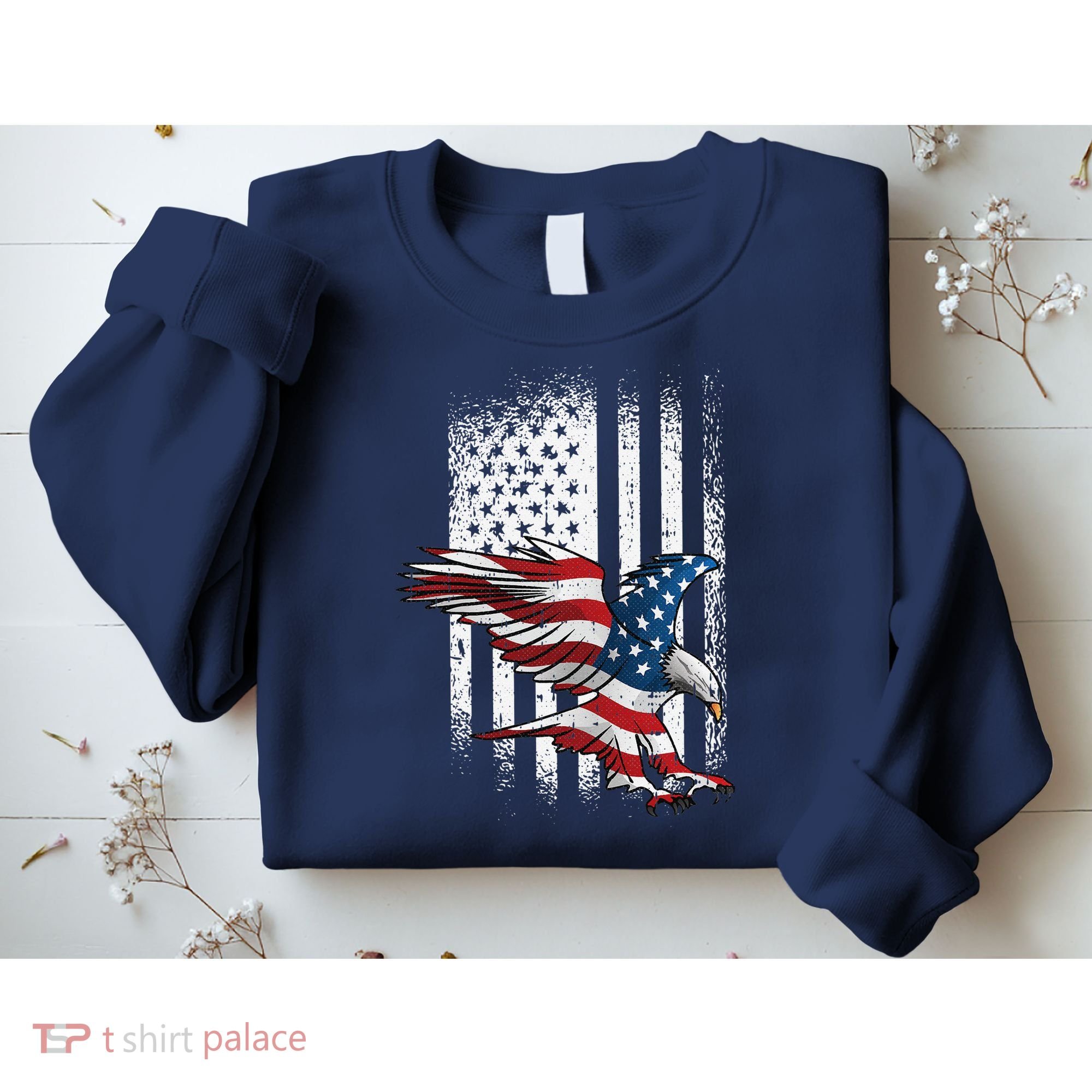 American Flag Eagle 4th Of July Independence Day Patriotic Sweatshirt