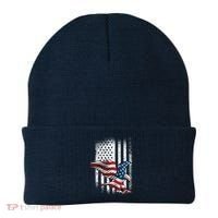 American Flag Eagle 4th Of July Independence Day Patriotic Beanie thumb 0