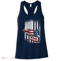American Flag Eagle 4th Of July Independence Day Patriotic Women's Tank Top thumb 0