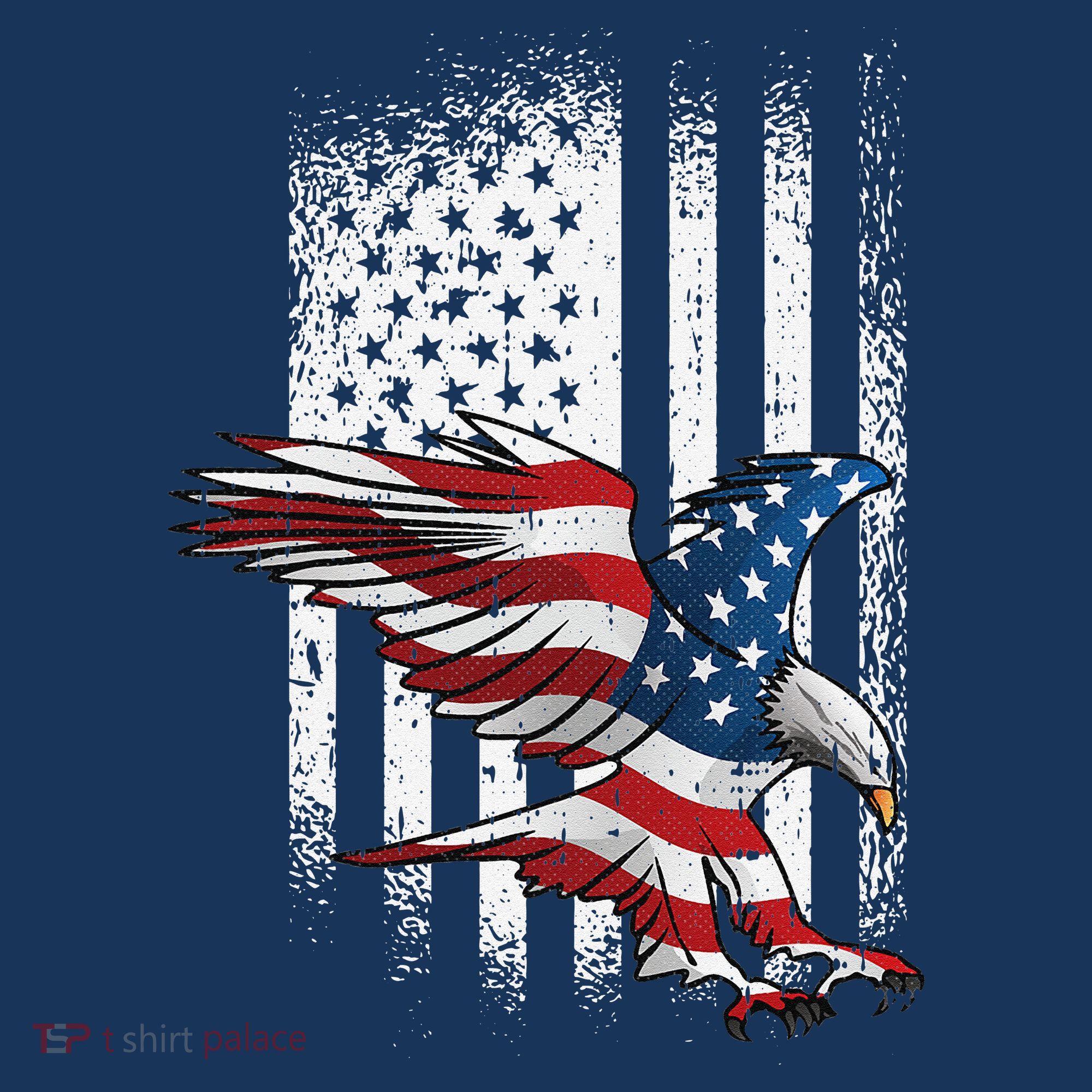 American Flag Eagle 4th Of July Independence Day Patriotic Tank Top