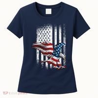 American Flag Eagle 4th Of July Independence Day Patriotic Women's T-Shirt thumb 0