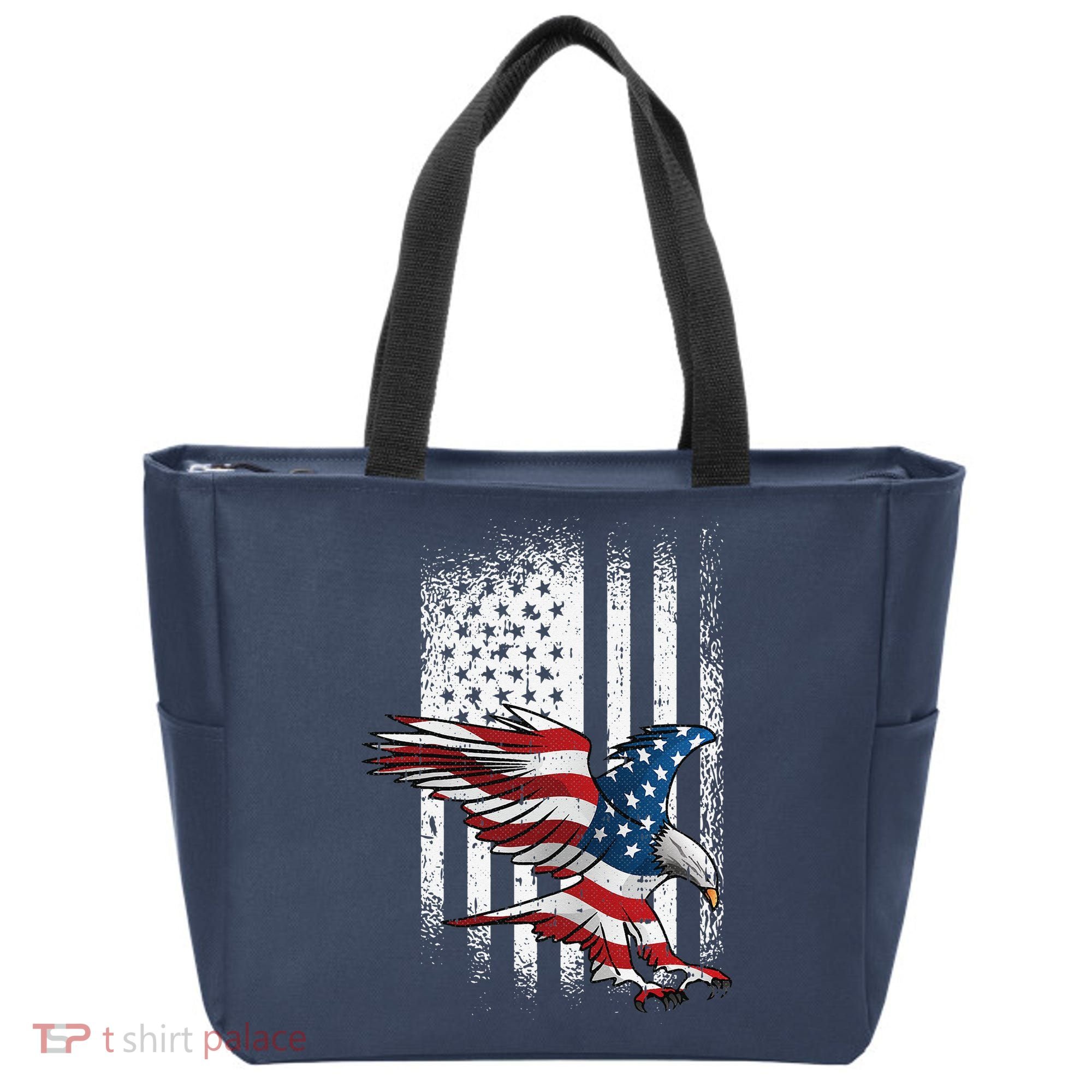 American Flag Eagle 4th Of July Independence Day Patriotic Tote Bag