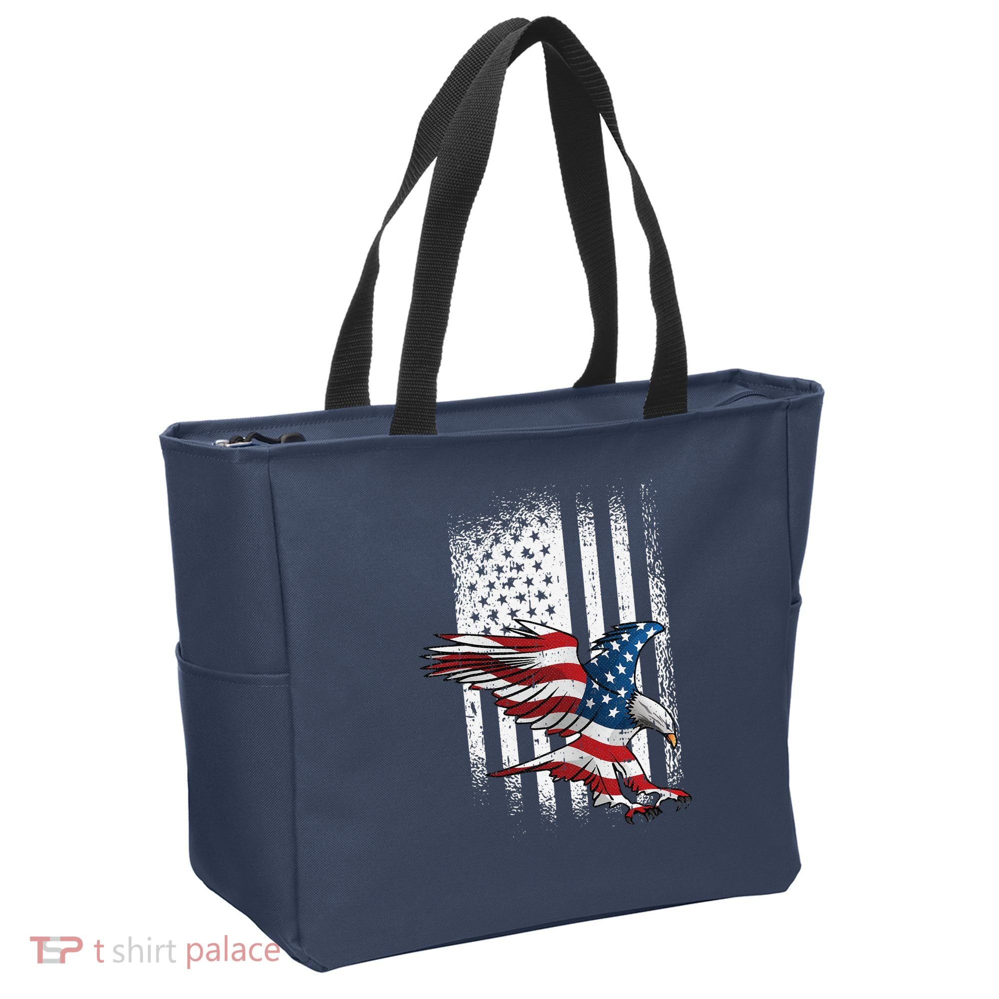 American Flag Eagle 4th Of July Independence Day Patriotic Tote Bag