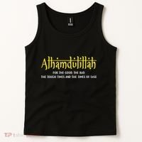 Alhamdulillah For Everything Islamic Gift For Muslim Tank Top thumb 2