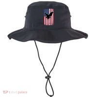 American Flag Eagle Patriotic Usa Great Gift Bucket Hat thumb 0