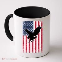American Flag Eagle Patriotic Usa Great Gift Coffee Mug thumb 0