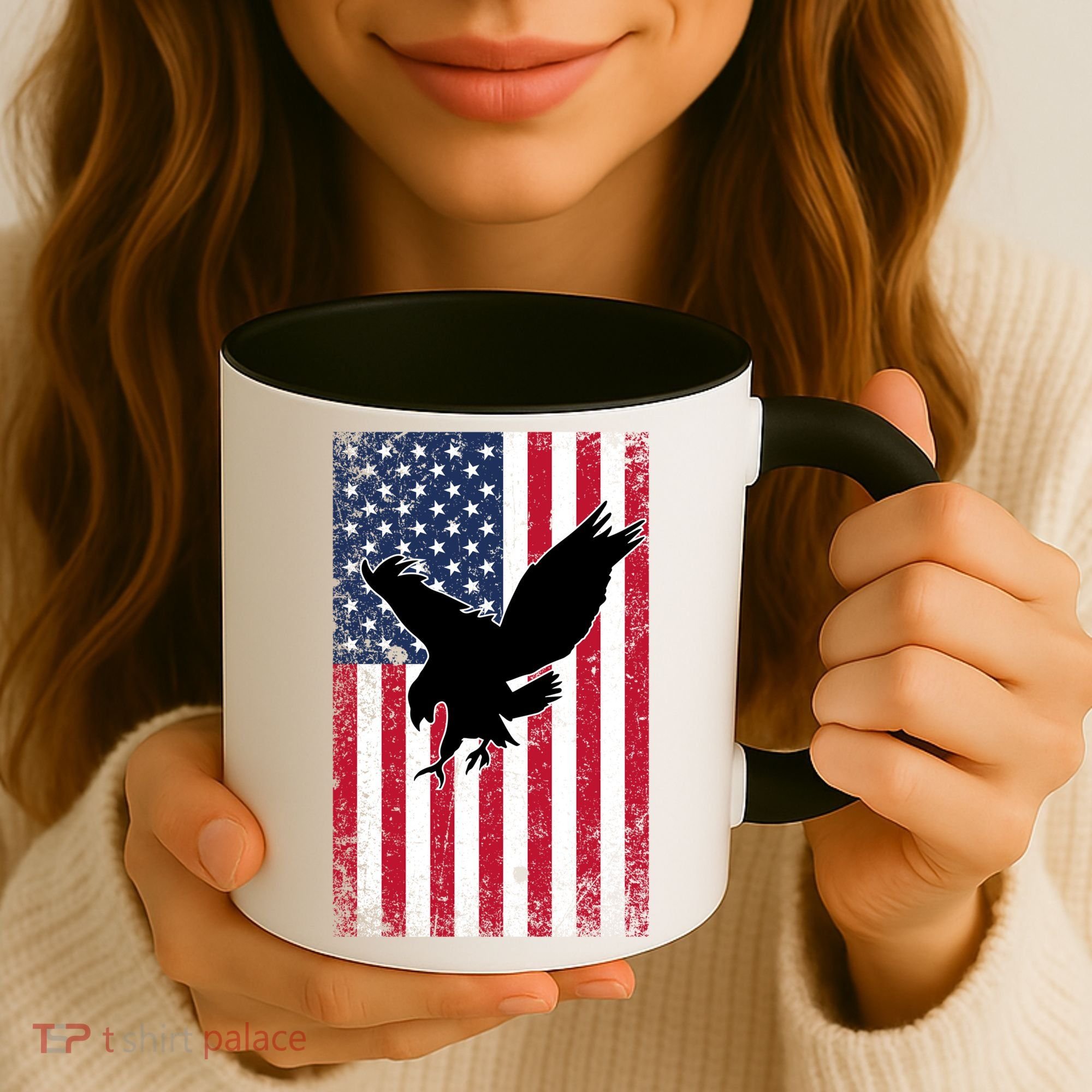 American Flag Eagle Patriotic Usa Great Gift Coffee Mug