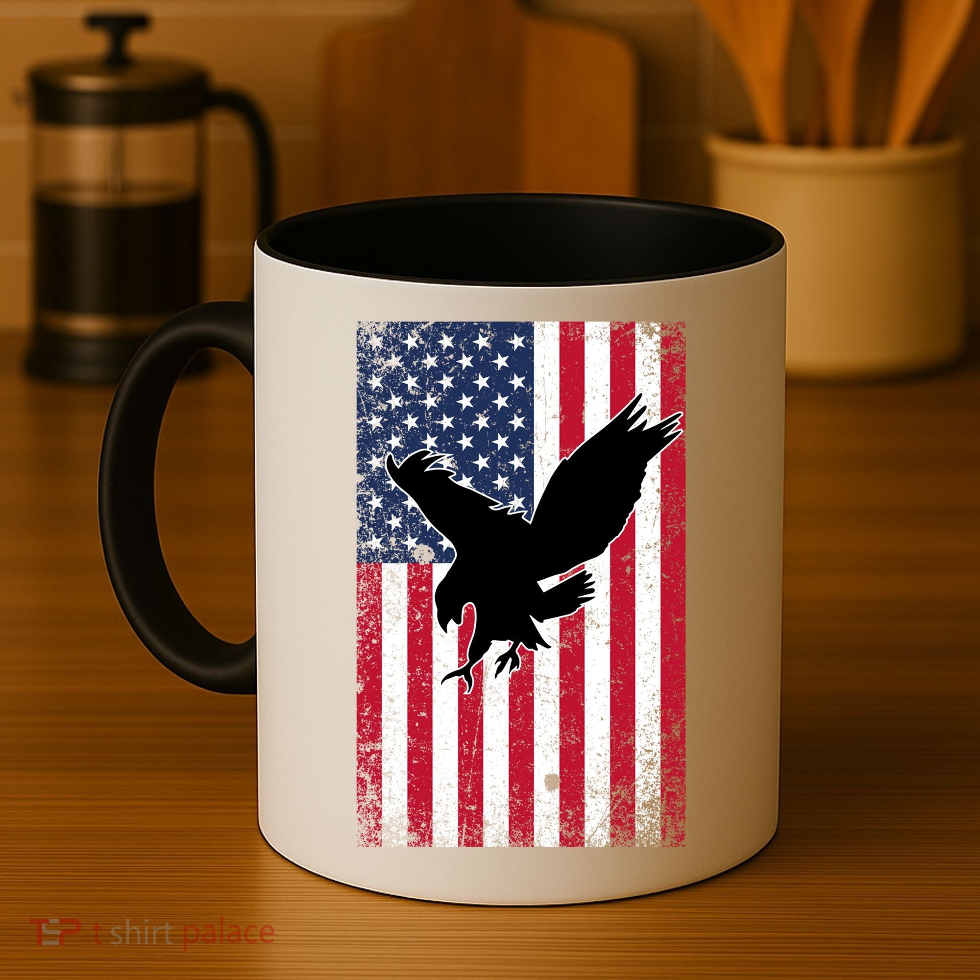 American Flag Eagle Patriotic Usa Great Gift Coffee Mug