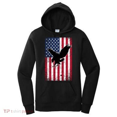 American Flag Eagle Patriotic Usa Great Gift Women's Hoodie