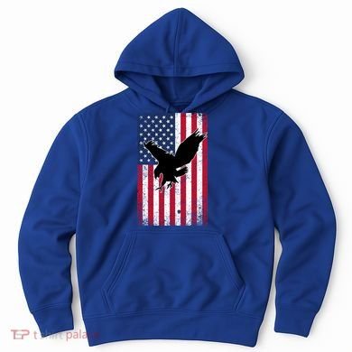 American Flag Eagle Patriotic Usa Great Gift Hoodie