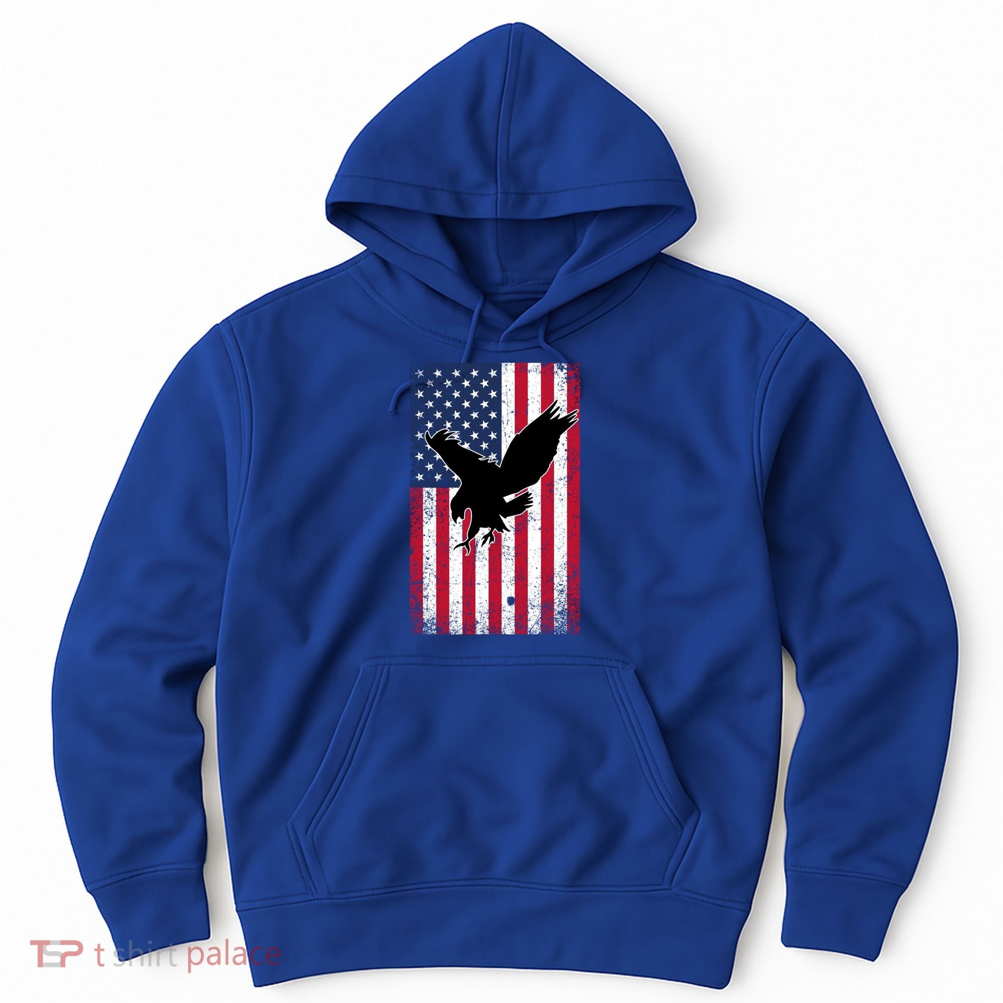 American Flag Eagle Patriotic Usa Great Gift Hoodie