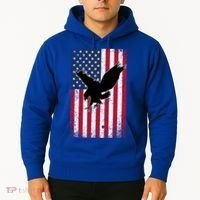 American Flag Eagle Patriotic Usa Great Gift Hoodie thumb 2