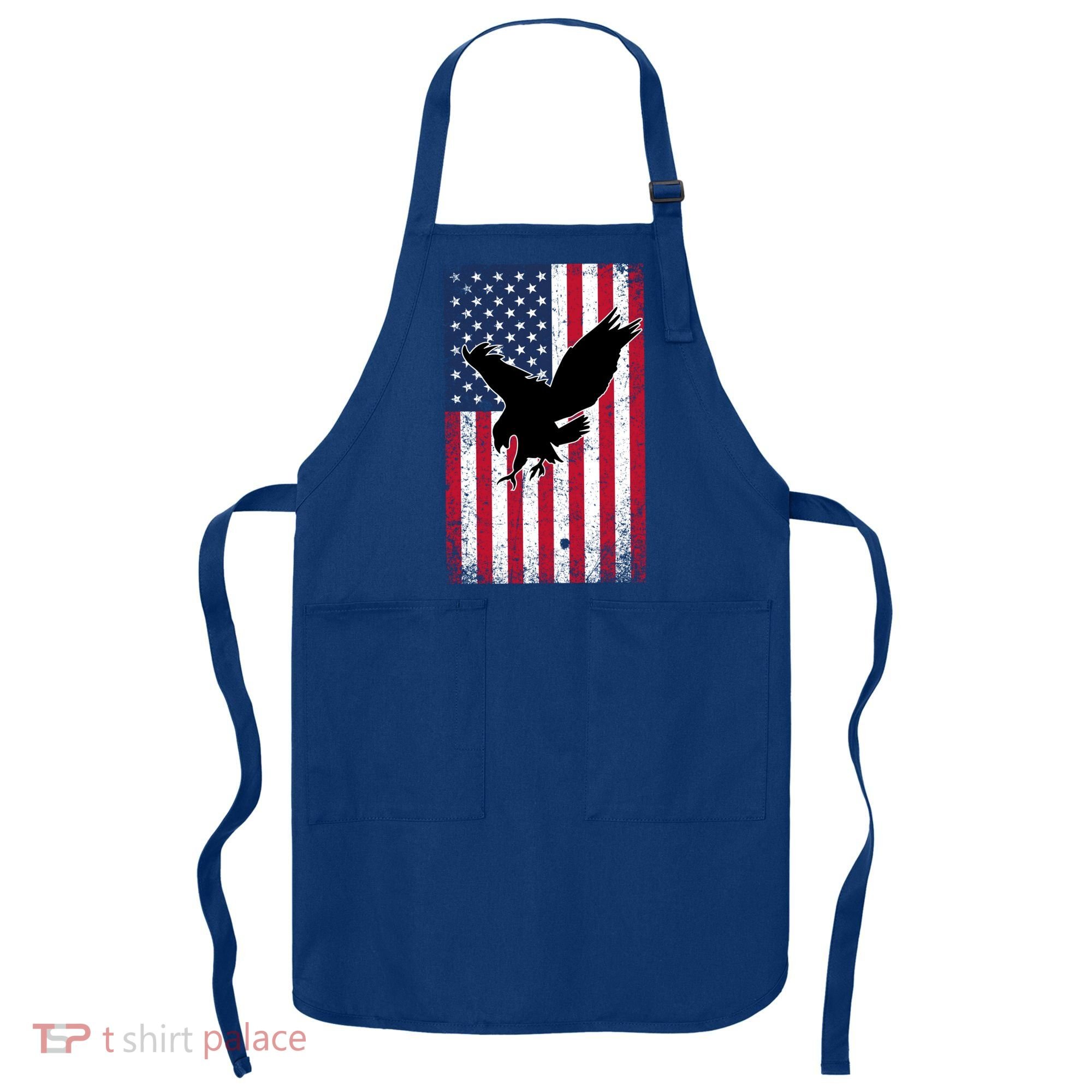 American Flag Eagle Patriotic Usa Great Gift Apron