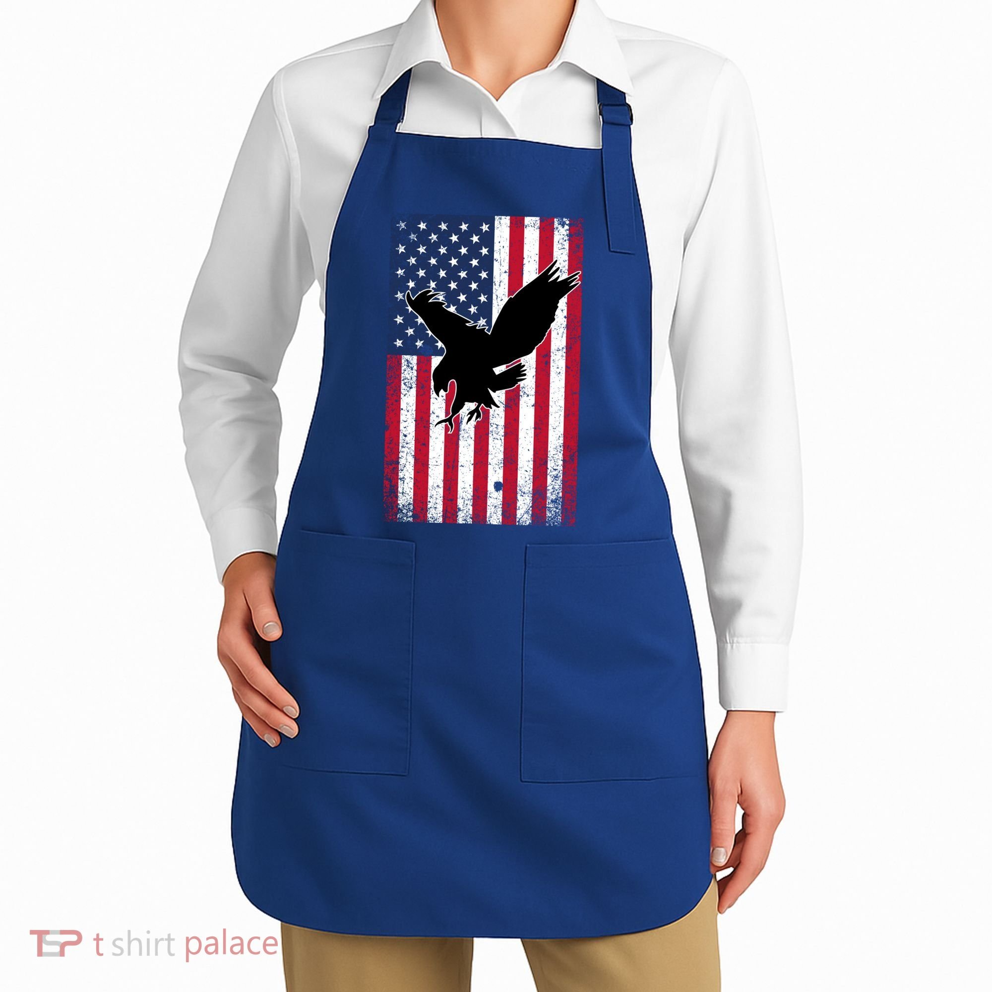 American Flag Eagle Patriotic Usa Great Gift Apron