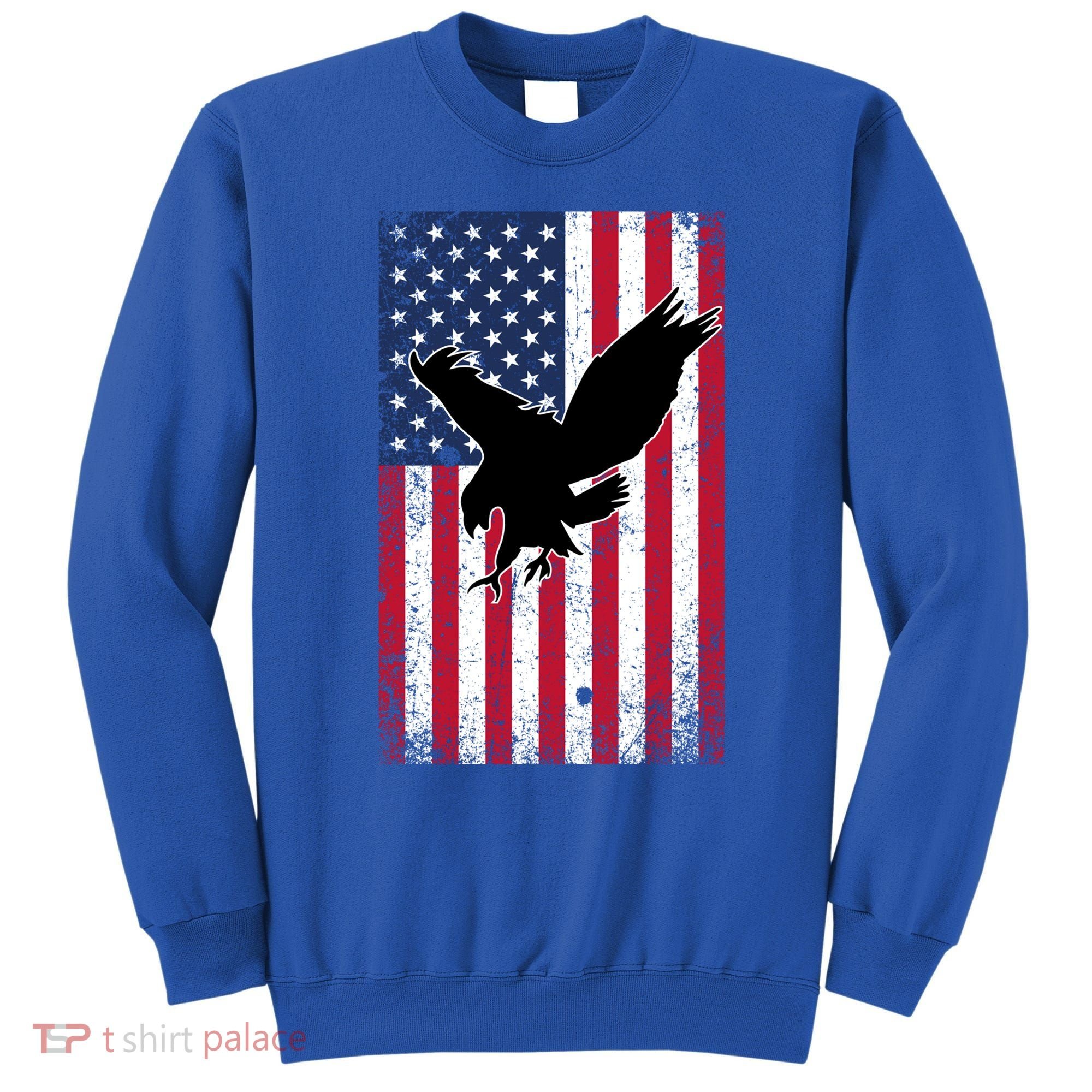American Flag Eagle Patriotic Usa Great Gift Sweatshirt
