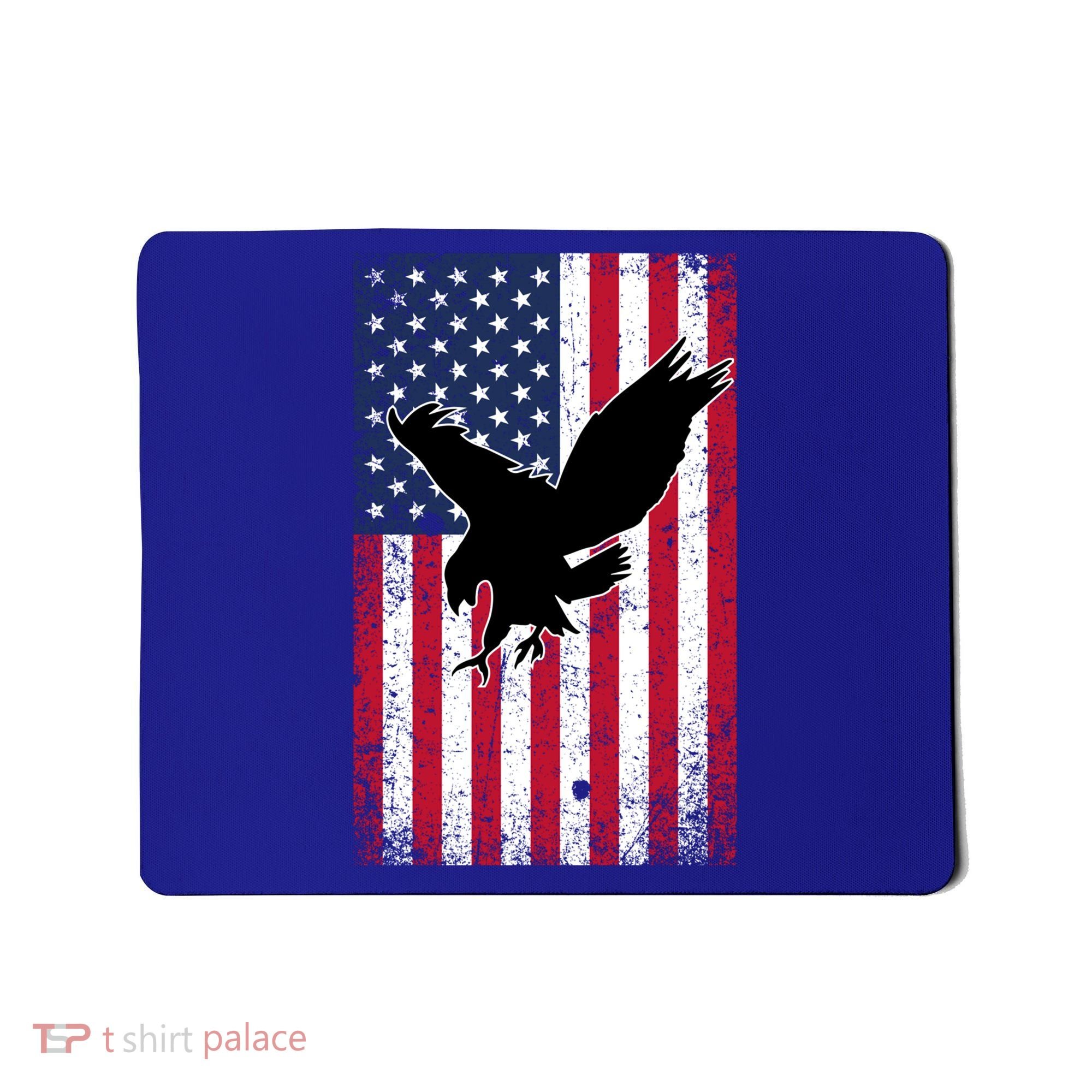 American Flag Eagle Patriotic Usa Great Gift Mousepad