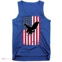 American Flag Eagle Patriotic Usa Great Gift Tank Top thumb 0