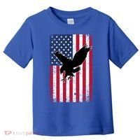 American Flag Eagle Patriotic Usa Great Gift Toddler T-Shirt thumb 0