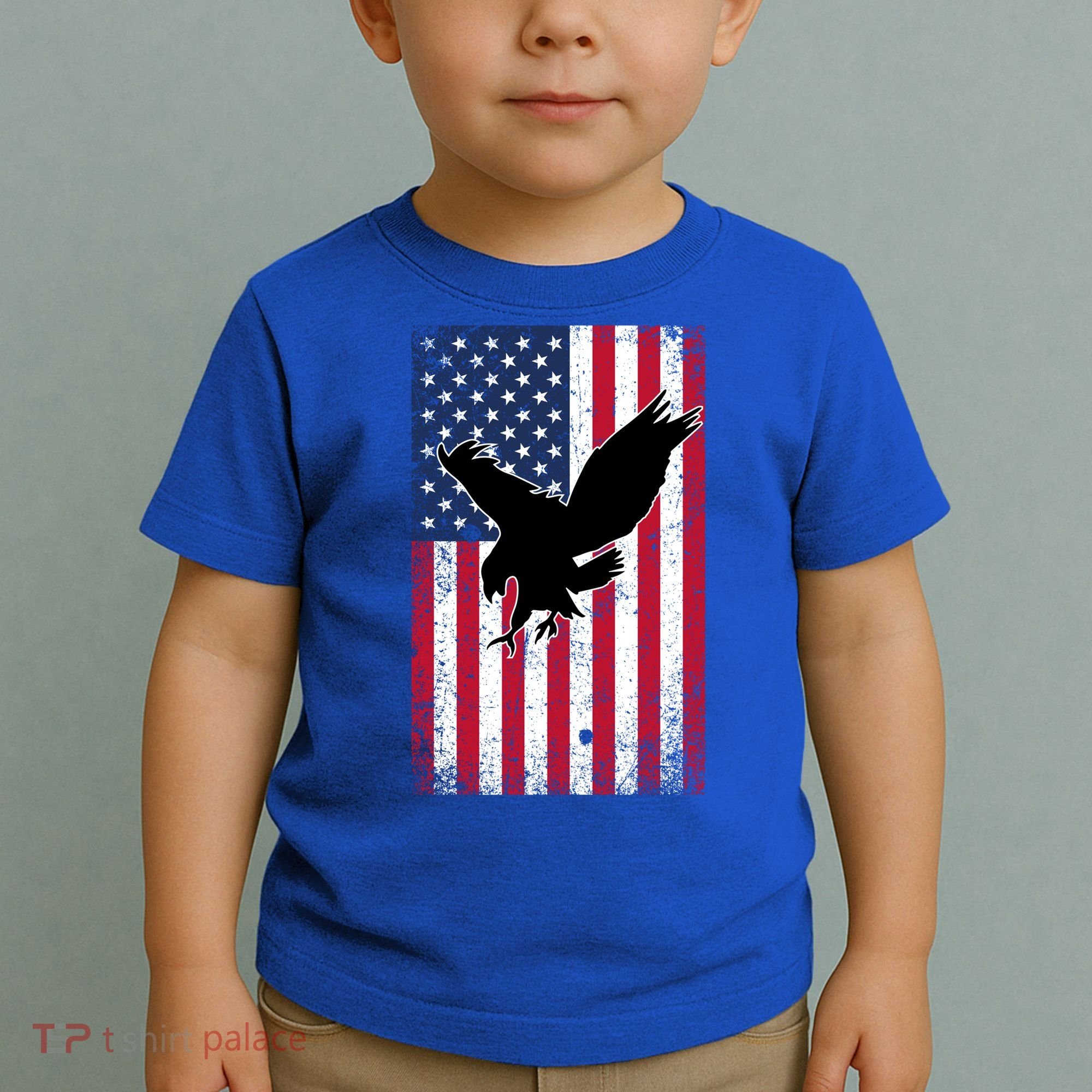 American Flag Eagle Patriotic Usa Great Gift Toddler T-Shirt