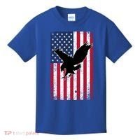 American Flag Eagle Patriotic Usa Great Gift Kids T-Shirt thumb 0