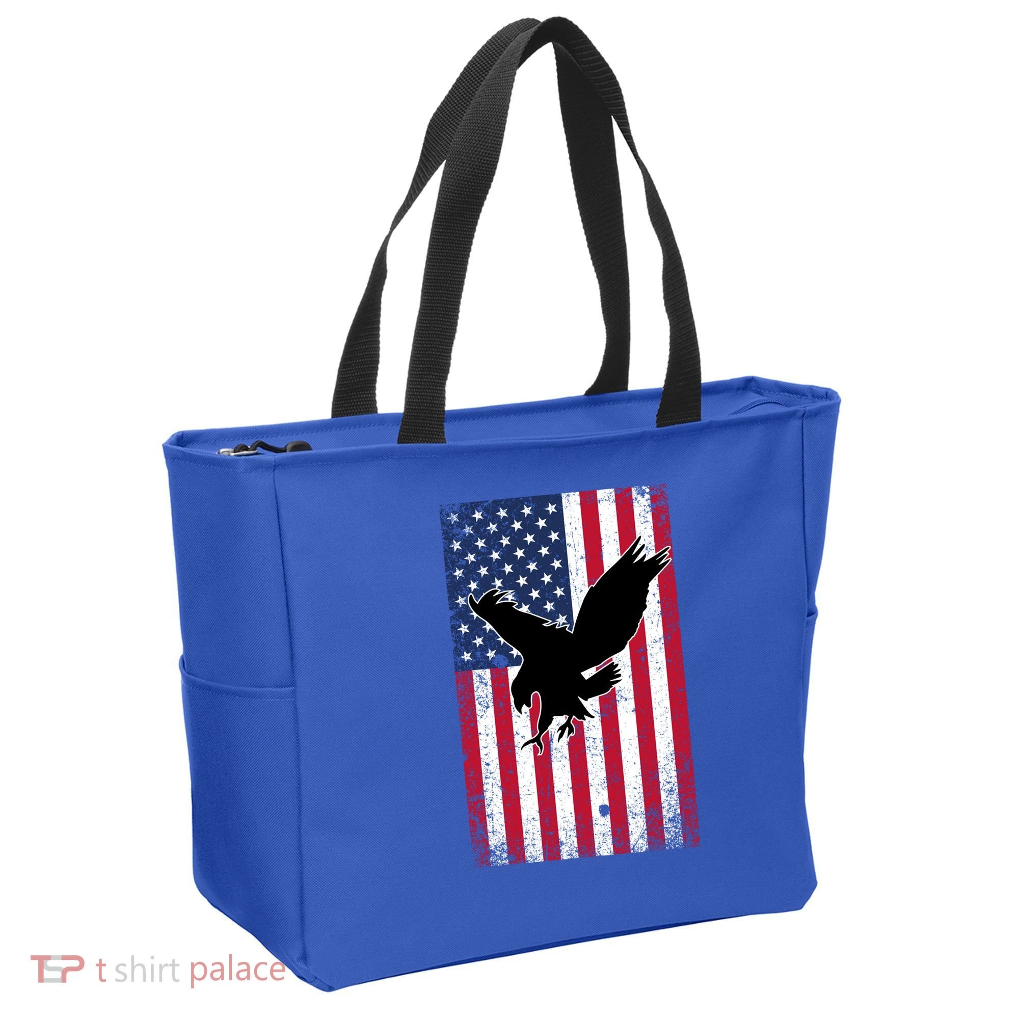 American Flag Eagle Patriotic Usa Great Gift Tote Bag