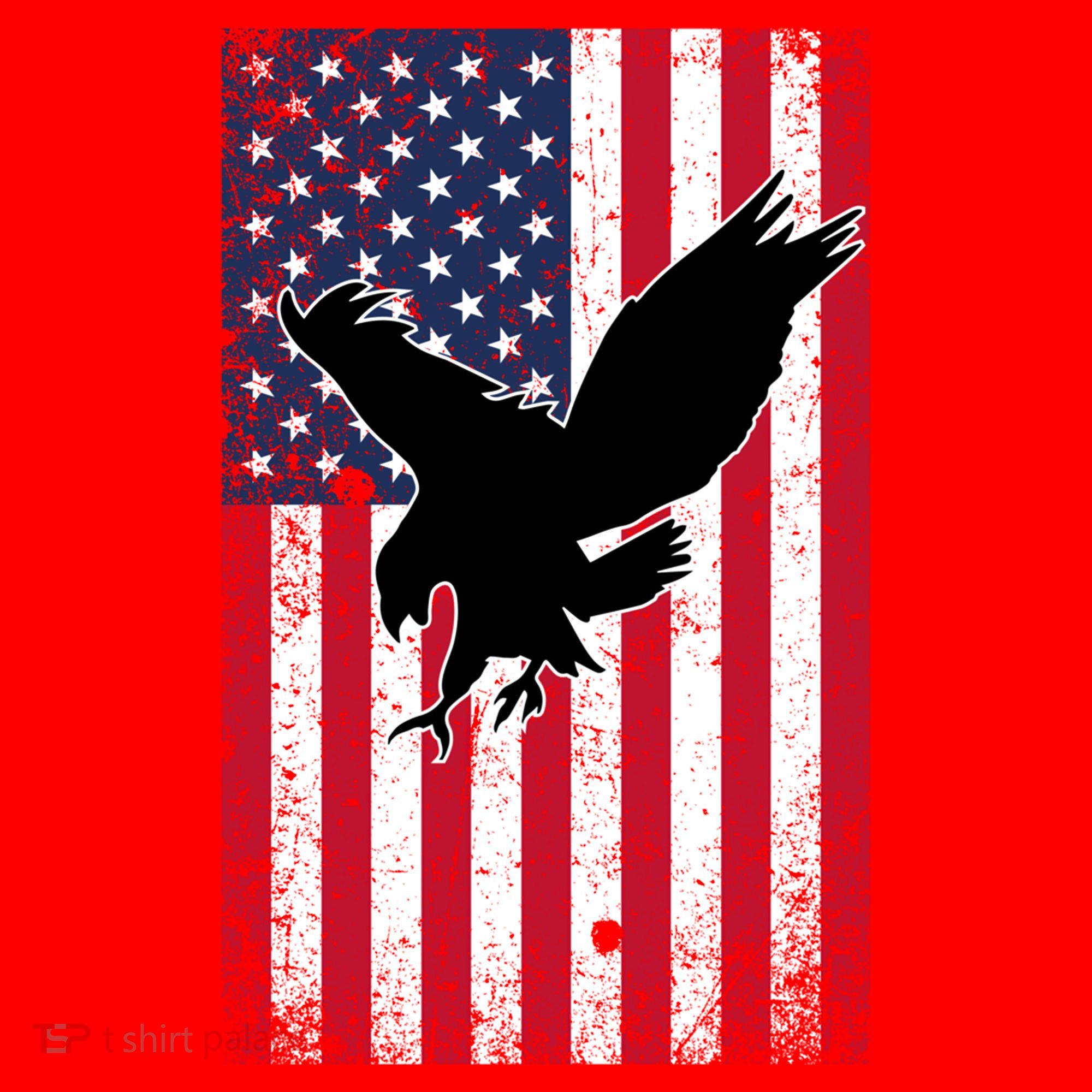 American Flag Eagle Patriotic Usa Great Gift Santa Hat