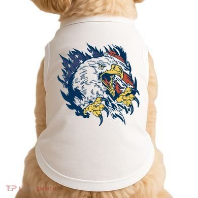 American Flag Eagle Patriot Gift Doggie Tank