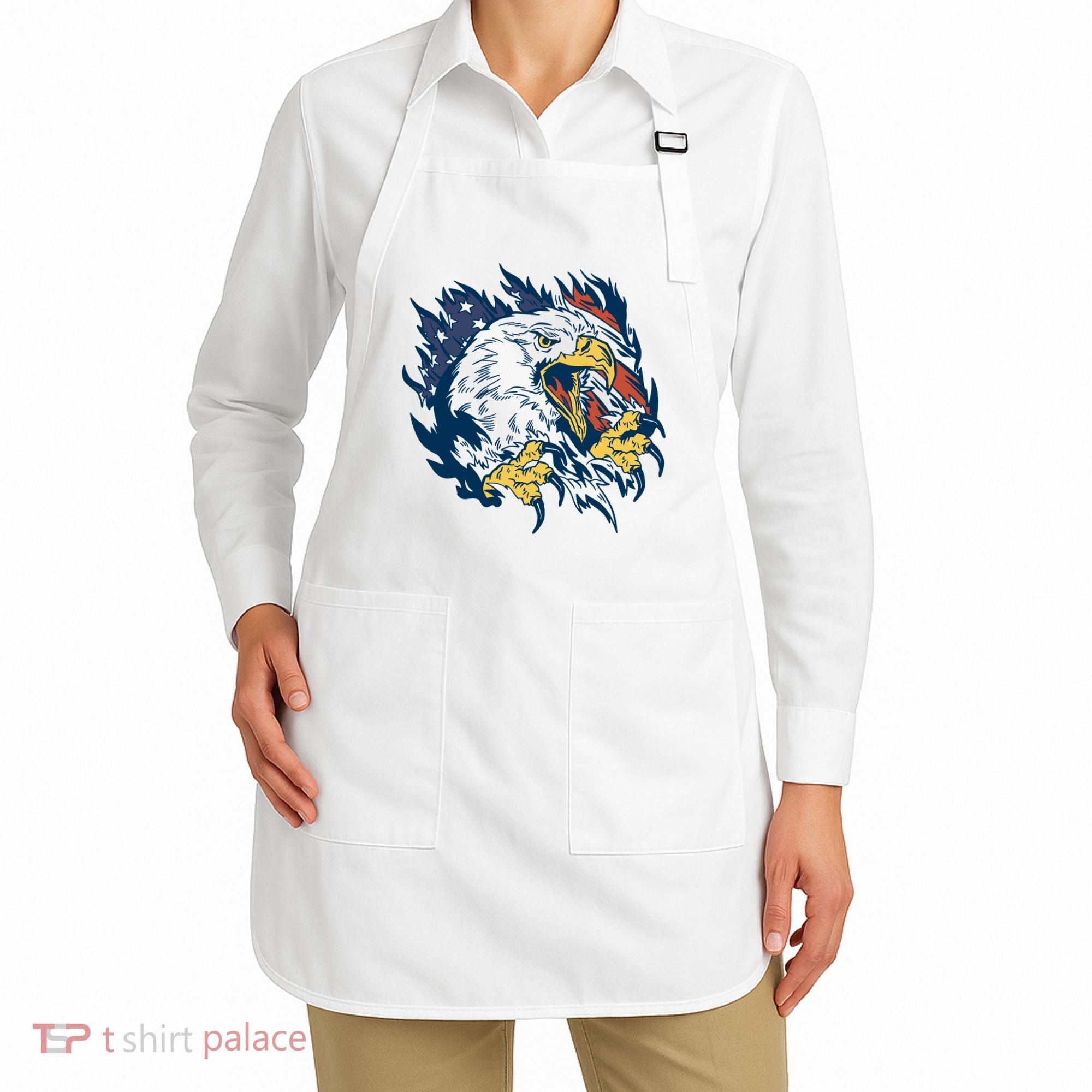 American Flag Eagle Patriot Gift Apron