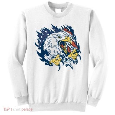 American Flag Eagle Patriot Gift Sweatshirt