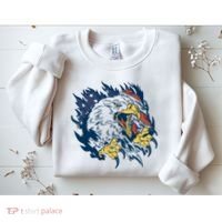 American Flag Eagle Patriot Gift Sweatshirt thumb 2