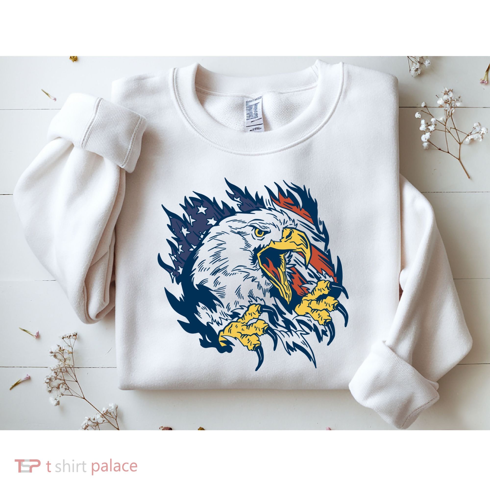 American Flag Eagle Patriot Gift Sweatshirt