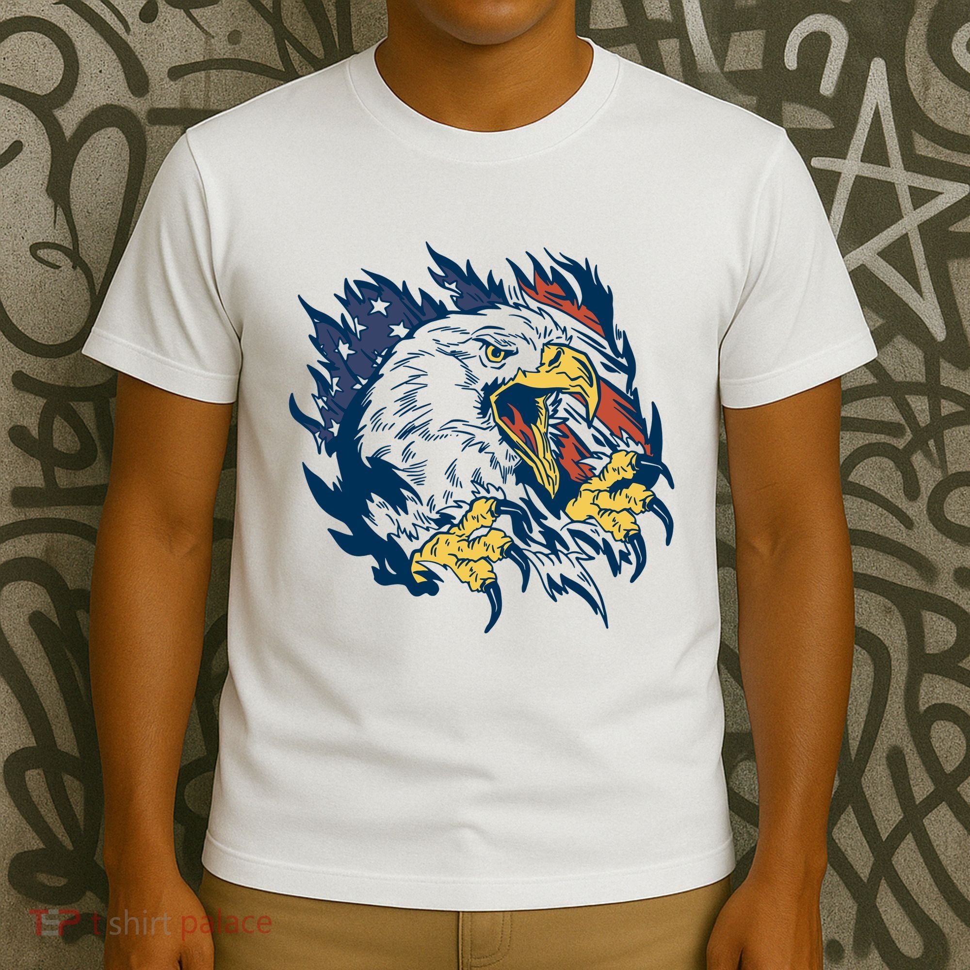 American Flag Eagle Patriot Gift T-Shirt