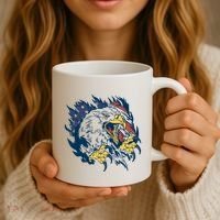 American Flag Eagle Patriot Gift Coffee Mug thumb 3