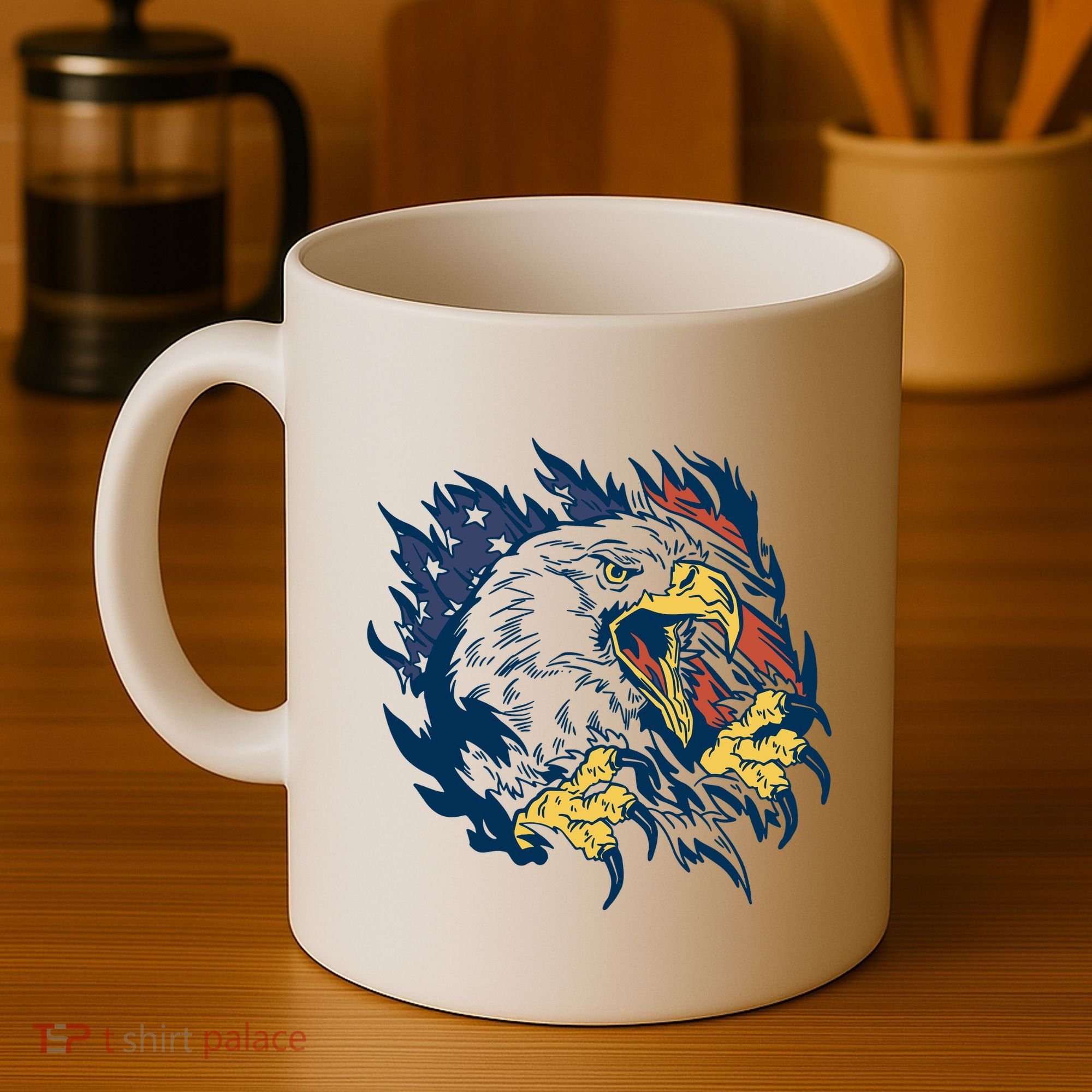 American Flag Eagle Patriot Gift Coffee Mug