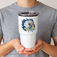 American Flag Eagle Patriot Gift Tumbler thumb 2