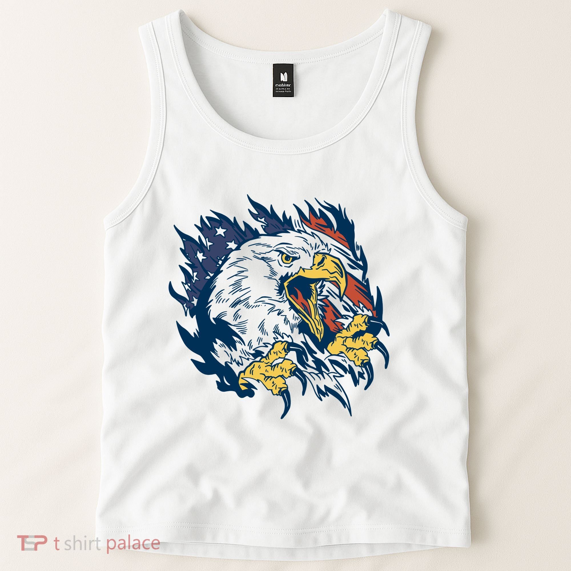 American Flag Eagle Patriot Gift Tank Top