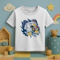 American Flag Eagle Patriot Gift Toddler T-Shirt thumb 3