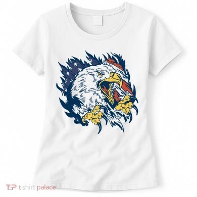 American Flag Eagle Patriot Gift Women's T-Shirt