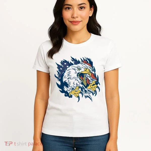 American Flag Eagle Patriot Gift Women's T-Shirt