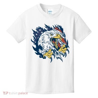 American Flag Eagle Patriot Gift Kids T-Shirt