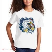 American Flag Eagle Patriot Gift Kids T-Shirt thumb 2