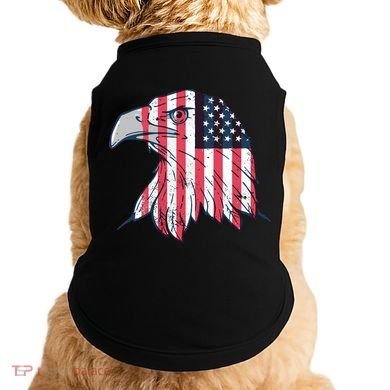 American Flag Eagle Usa Patriotic Gift Doggie Tank