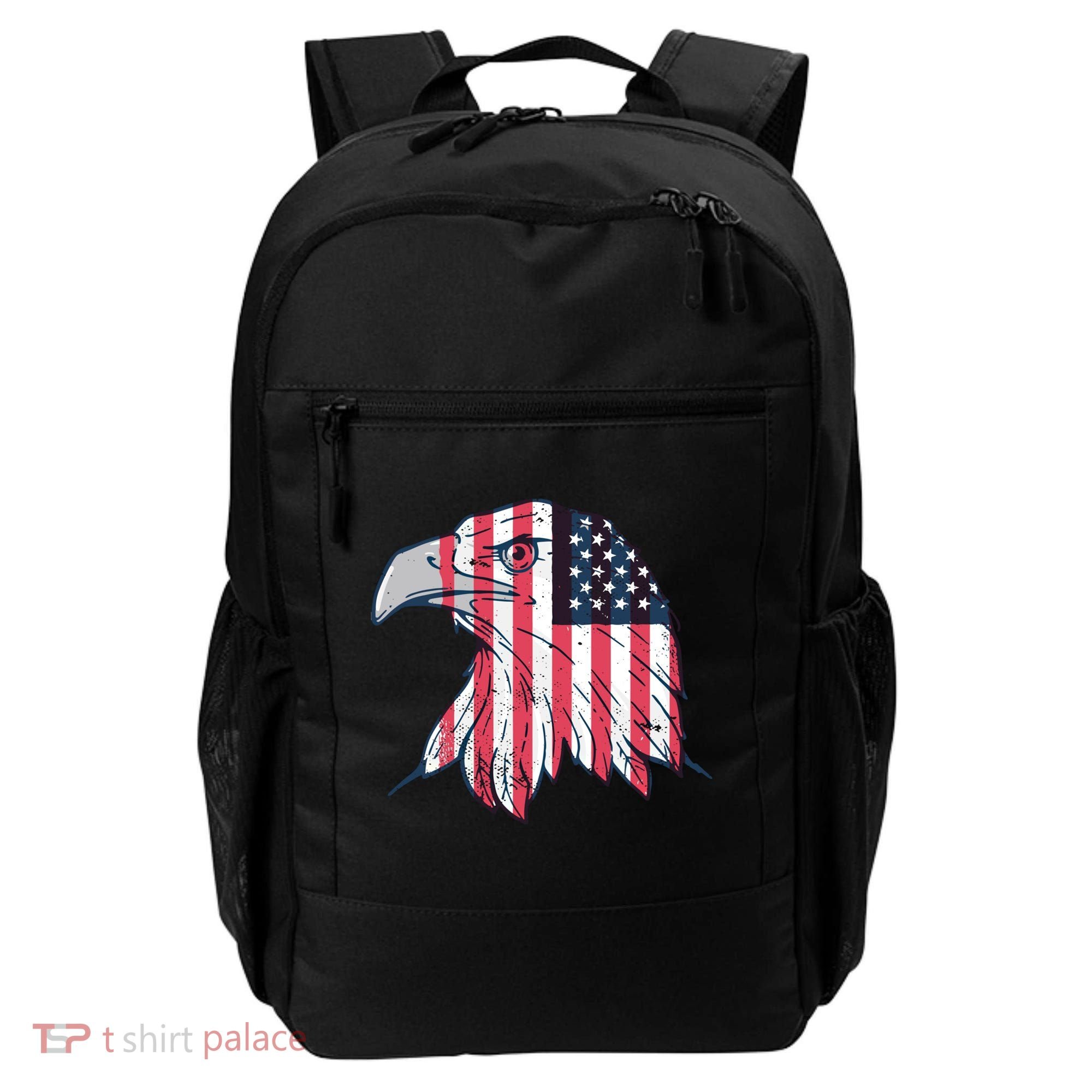 American Flag Eagle Usa Patriotic Gift Backpack